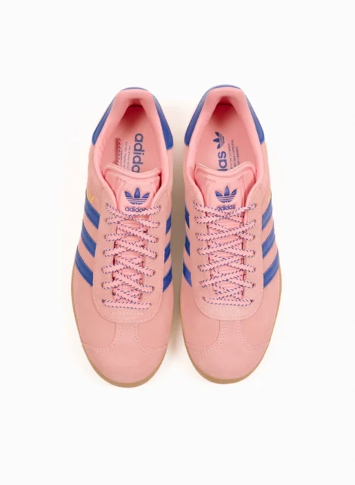 Adidas Originals Gazelle – Semi Pink Spark / Lucid Blue / Pure Sulfur -Urban Sneakers Shop image 1035