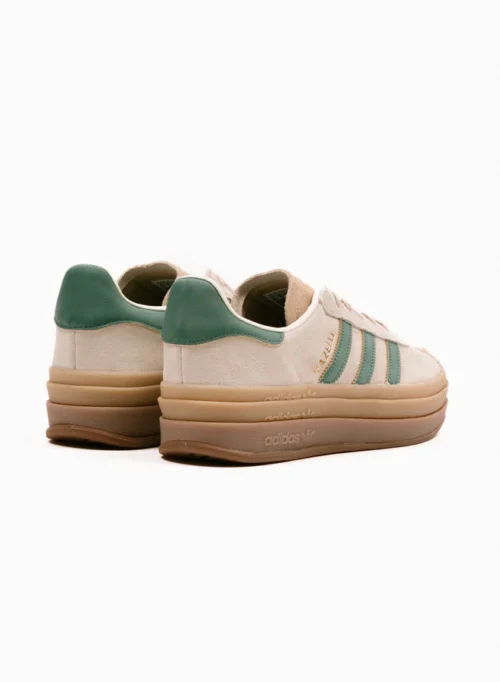 Adidas Originals Gazelle Bold W – Cream White / Collegiate Green / Magic Beige -Urban Sneakers Shop image 1200