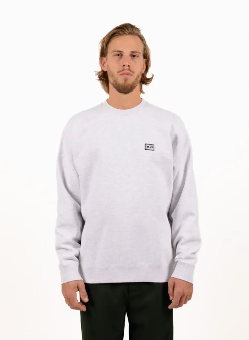 OBEY Est. Works Eyes Crewneck Ash Grey