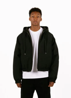 Nylon Reversible Jacket Black