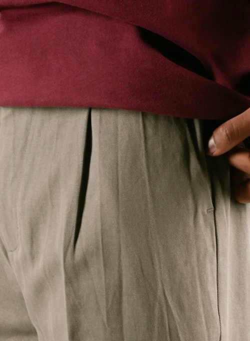 Regular Pleated Chino’s Smokey Olive -Urban Sneakers Shop image 1537