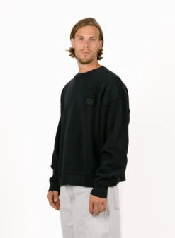Lace Crewneck Night / Black