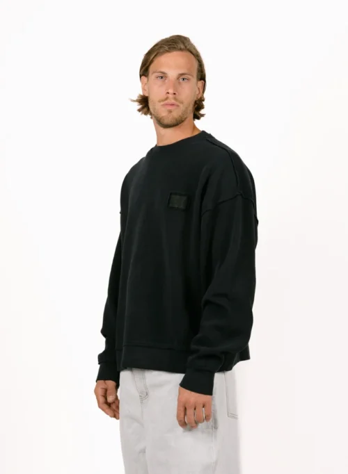 Lace Crewneck Night / Black