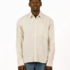 Textured Boxy Shirt Off-White