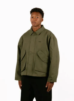 Inclined Pocket Jacket Green -Urban Sneakers Shop image 1585