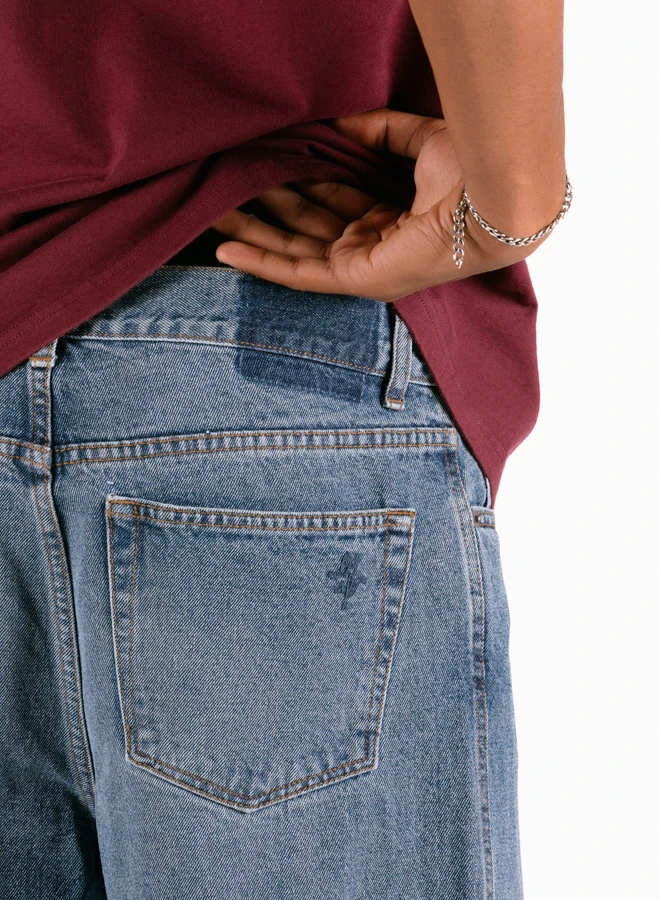 Relaxed Denim Pant Washed Indigo 4 Relaxed Denim Pant Washed Indigo - Image 4