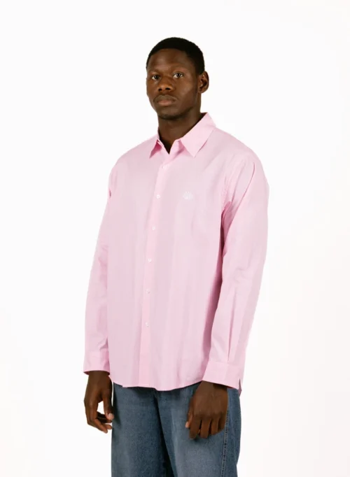 Beach Shirt Pink / White