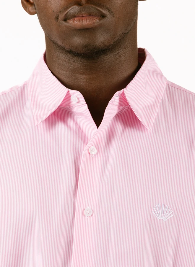 Beach Shirt Pink / White 4 Beach Shirt Pink / White - Image 4