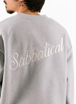 Script Logo Crewneck Heather Grey 11 Script Logo Crewneck Heather Grey -Urban Sneakers Shop image 1625