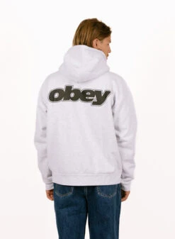 OBEY Gaze ZIP Hood Ash Grey -Urban Sneakers Shop image 1629