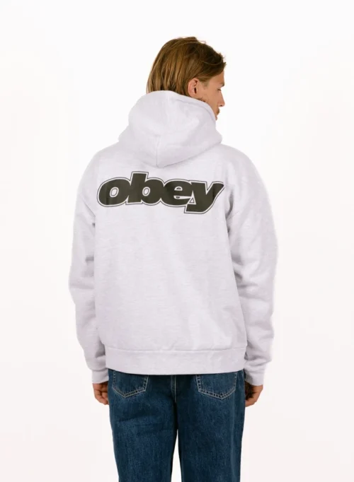 OBEY Gaze ZIP Hood Ash Grey 11 OBEY Gaze ZIP Hood Ash Grey -Urban Sneakers Shop image 1629