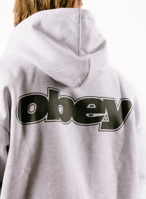 OBEY Gaze ZIP Hood Ash Grey 15 OBEY Gaze ZIP Hood Ash Grey -Urban Sneakers Shop image 1633