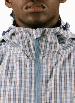 Checked Windbreaker Blue -Urban Sneakers Shop image 1638