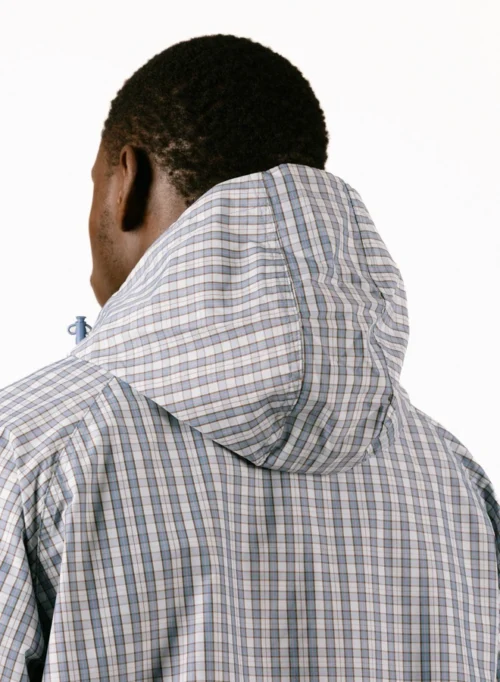 Checked Windbreaker Blue -Urban Sneakers Shop image 1641