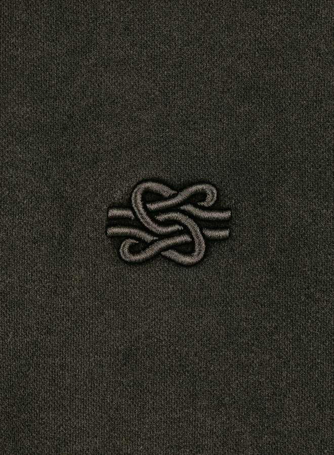 Filling Pieces Sweatshirt Boxy Embroidered Vintage Black 4 Filling Pieces Sweatshirt Boxy Embroidered Vintage Black - Image 4