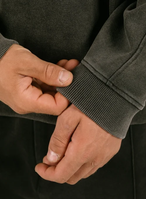 Filling Pieces Sweatshirt Boxy Embroidered Vintage Black 12 Filling Pieces Sweatshirt Boxy Embroidered Vintage Black -Urban Sneakers Shop image 1664