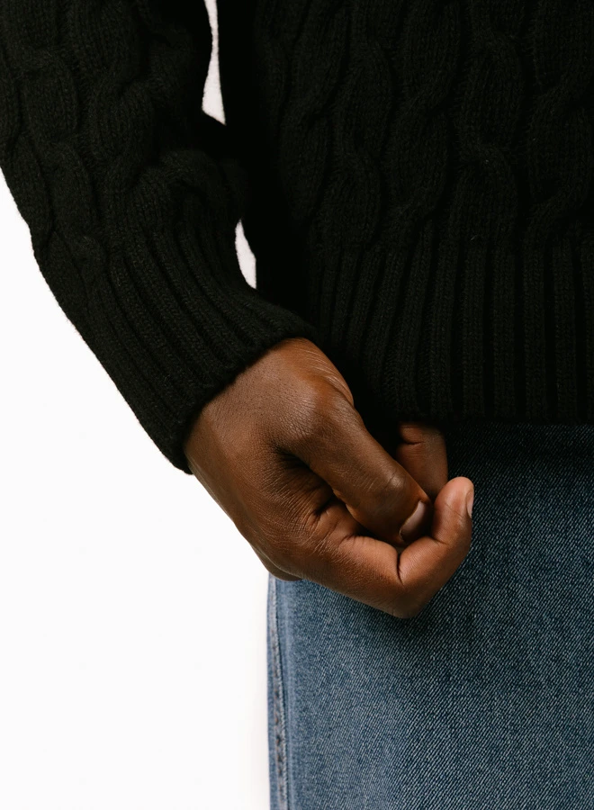 Arte Knit Sweater Black 5 Arte Knit Sweater Black - Image 5