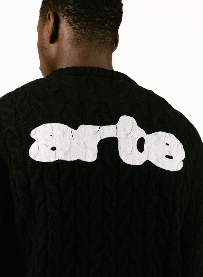 Arte Knit Sweater Black 6 Arte Knit Sweater Black - Image 6