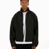Nylon Track Jacket Black