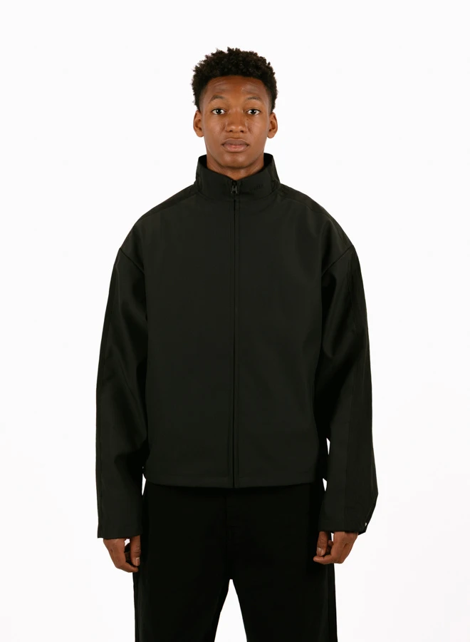 Nylon Track Jacket Black 2 Nylon Track Jacket Black - Image 2