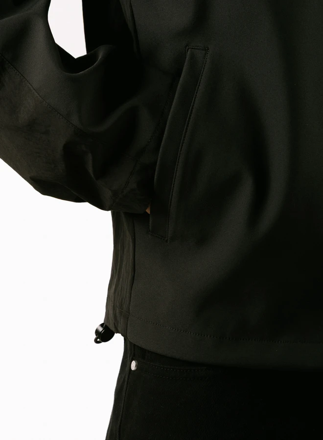 Nylon Track Jacket Black 8 Nylon Track Jacket Black - Image 8