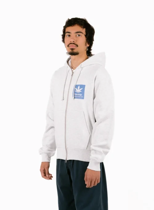 Gramicci Hemp Zip Hooded Sweatshirt Heather Ash 11 Gramicci Hemp Zip Hooded Sweatshirt Heather Ash -Urban Sneakers Shop image 1750