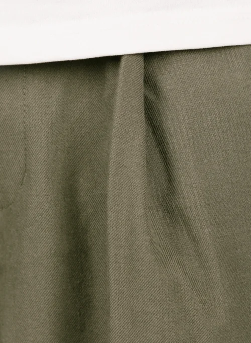 OBEY Oliver Pleated Pant Tea Leaf -Urban Sneakers Shop image 1783