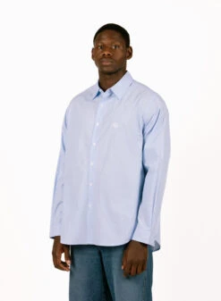 Beach Shirt Blue / White