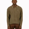 OBEY Duane Polo Sweater Tea Leaf