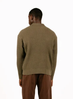 OBEY Duane Polo Sweater Tea Leaf 8 OBEY Duane Polo Sweater Tea Leaf -Urban Sneakers Shop image 1835