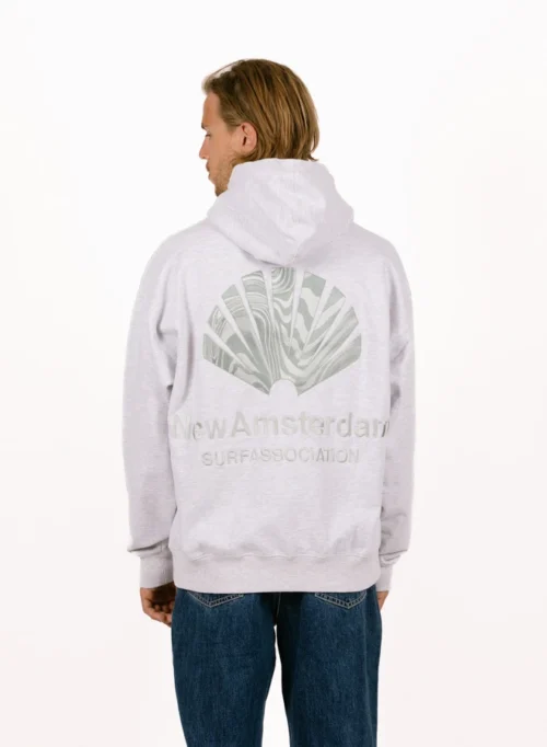 Logo Hoodie Ash / Teal