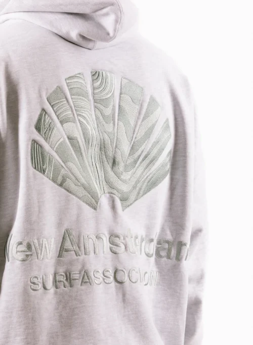 Logo Hoodie Ash / Teal -Urban Sneakers Shop image 1842