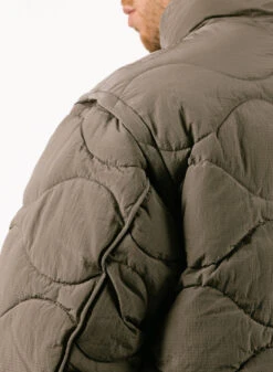 Detachable Jacket Dark Taupe -Urban Sneakers Shop image 1860