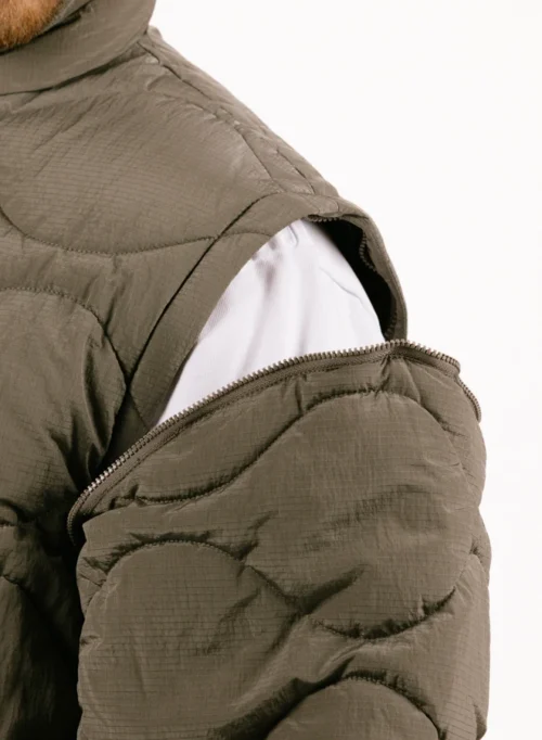 Detachable Jacket Dark Taupe -Urban Sneakers Shop image 1862