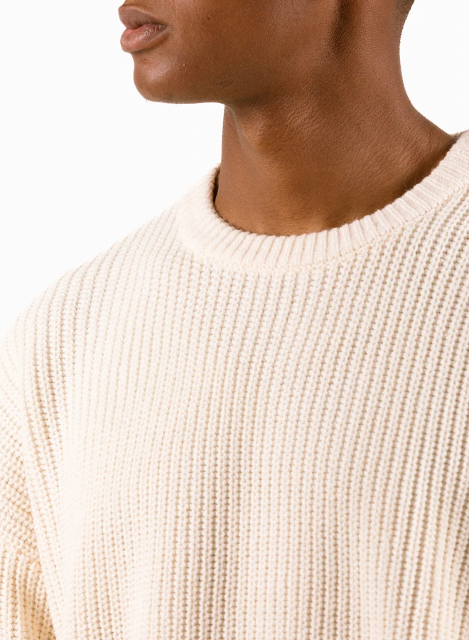 Name Crew Knit Ecru / Black 4 Name Crew Knit Ecru / Black - Image 4