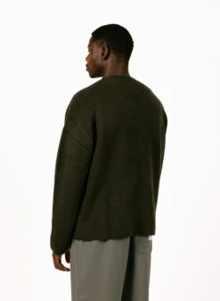 Signature Knitted Crewneck Olive Night -Urban Sneakers Shop image 1894