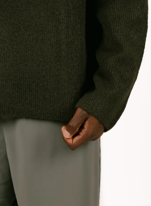 Signature Knitted Crewneck Olive Night 11 Signature Knitted Crewneck Olive Night -Urban Sneakers Shop image 1897