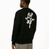 Monogram Graphic Crewneck Black