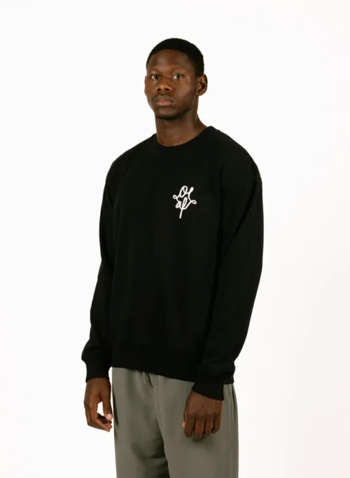 Monogram Graphic Crewneck Black -Urban Sneakers Shop image 1900