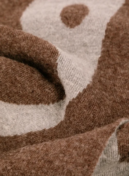 Wavy Drift Scarf Brown/Grey -Urban Sneakers Shop image 1935