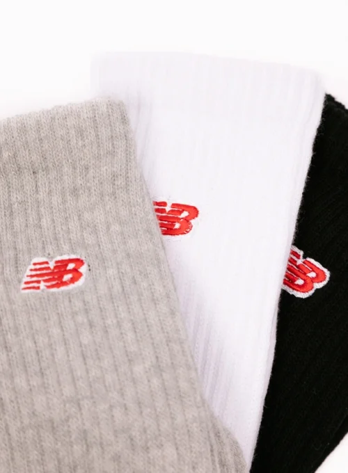 NB Patch Logo Crew Socks 3 Pairs Asorti -Urban Sneakers Shop image 1938