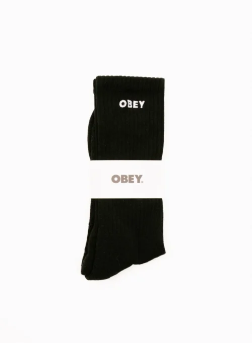 OBEY Bold Socks Black