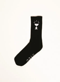 Cup Logo Sock Black