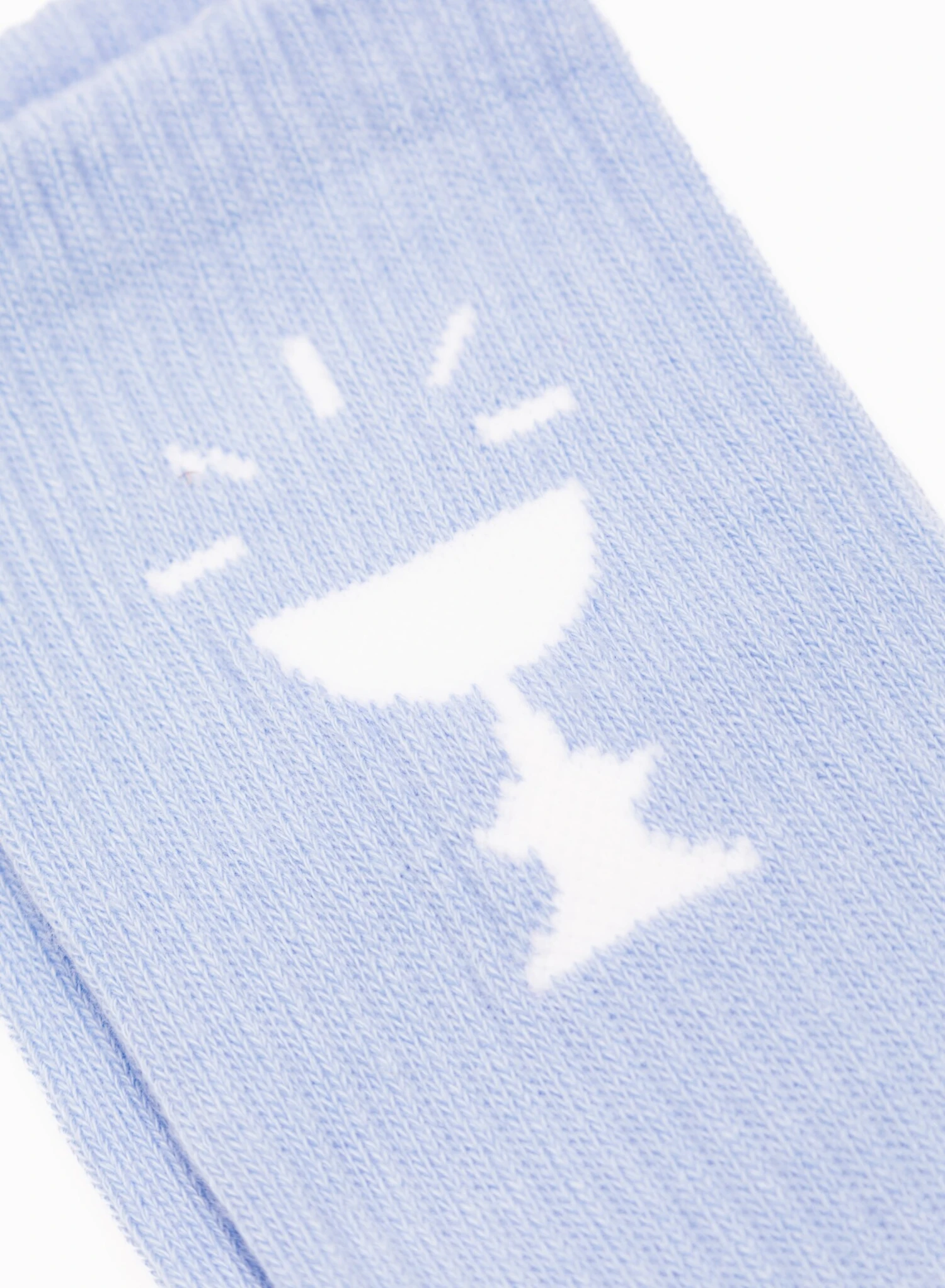 Cup Logo Sock Light Blue 2 Cup Logo Sock Light Blue - Image 2
