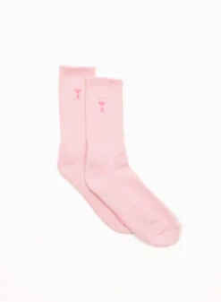 Small Logo Sock Pink