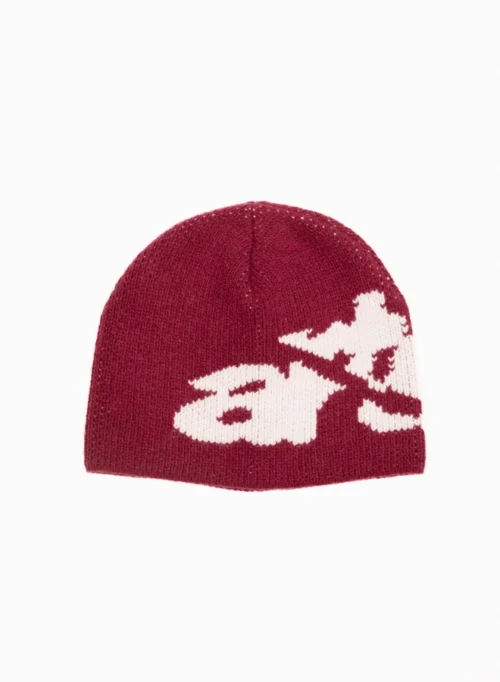 Ripped Arte Side Beanie Bordeaux