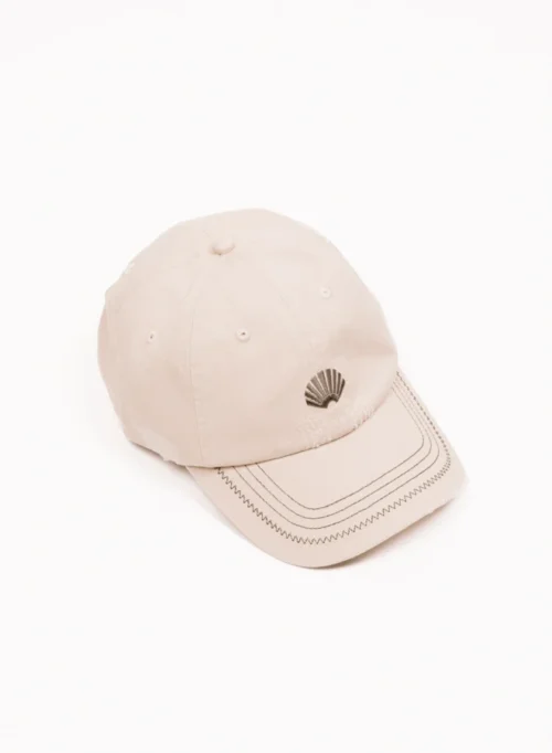 Distressed Logo Cap Wood Ash