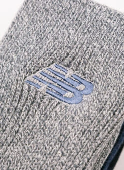 Ribbed Knit Ankle Socks 2 Pack Grey Blue -Urban Sneakers Shop image 2087