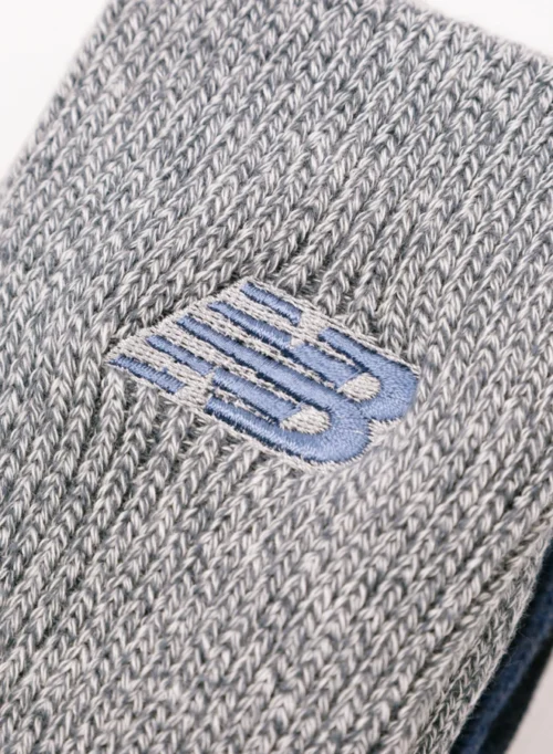 Ribbed Knit Ankle Socks 2 Pack Grey Blue -Urban Sneakers Shop image 2087