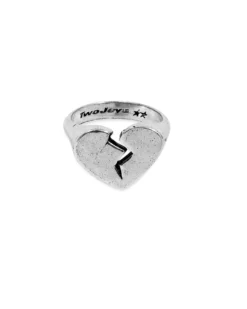 Broken Heart Ring Plata